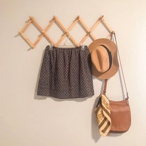 Loft polka dot skirt